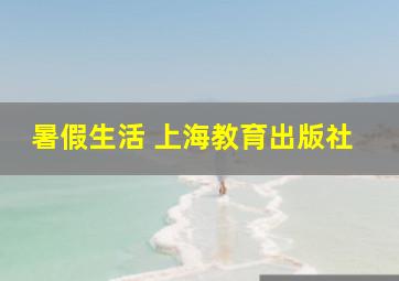 暑假生活 上海教育出版社